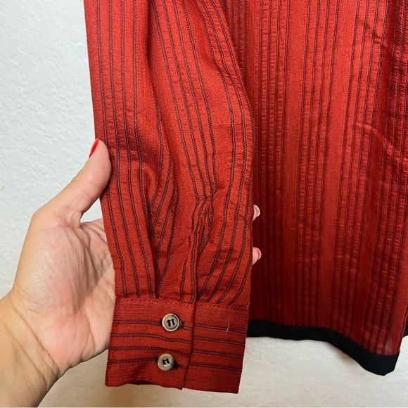 House of Harlow 1960 x REVOLVE Marie Blouse in Spice Red - Picture 7 of 12